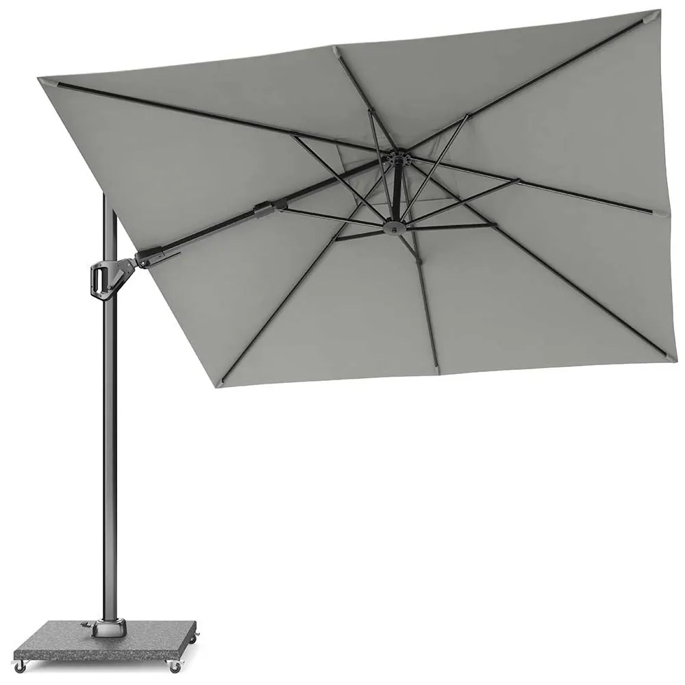 Platinum Voyager Zweefparasol . X .m T (excl. Voet) Aluminium Grijs