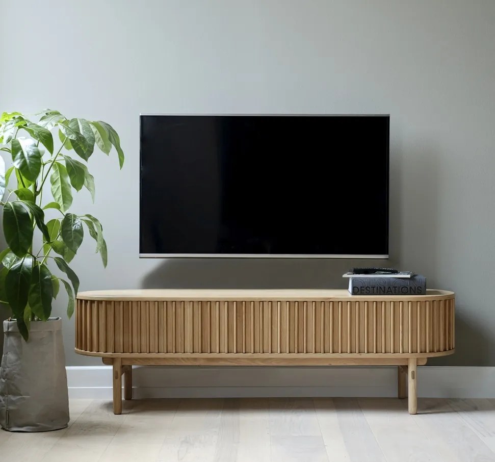 24Designs Valentino Tv-meubel - B160 X D45 X H48 Cm - Eiken Naturel