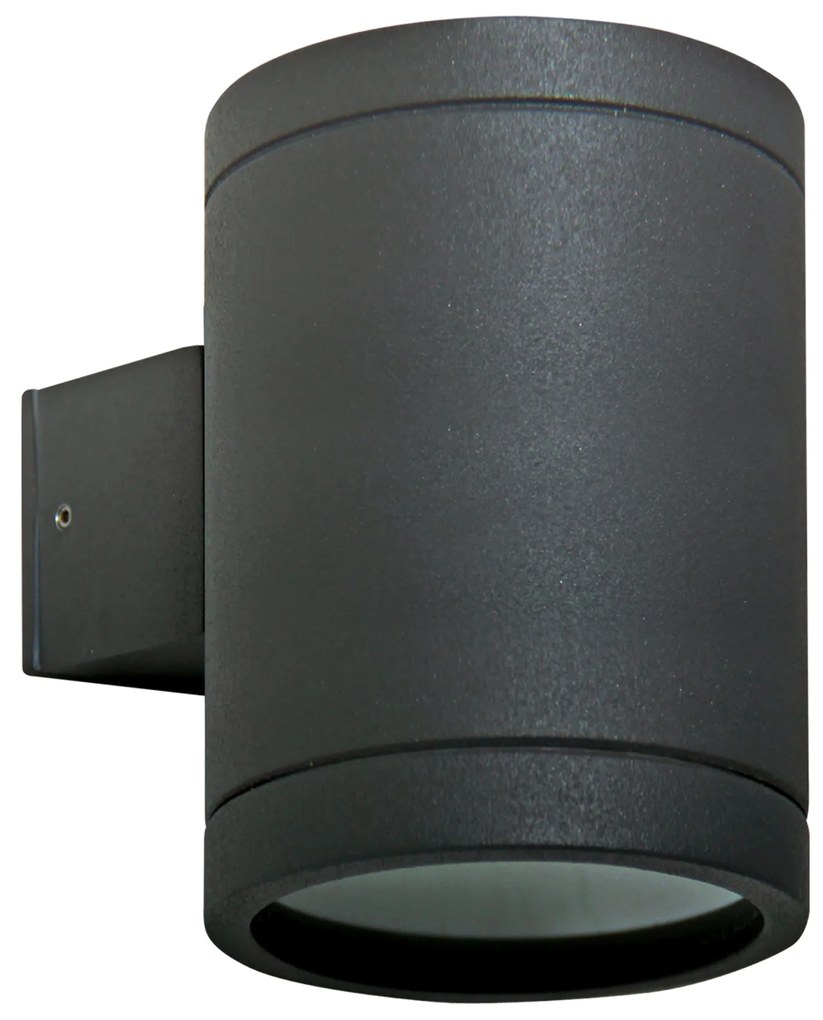 Optica Up en Down Muurlamp Zwart Met LED