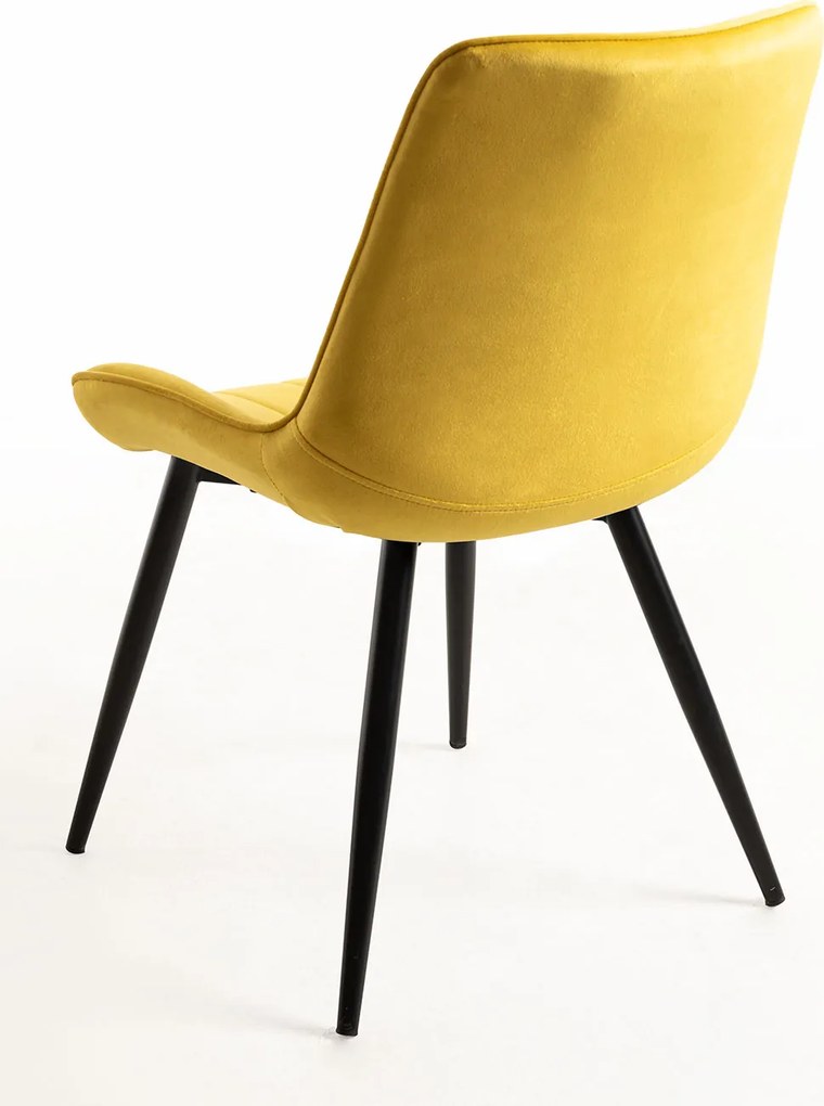 Set 2 Lene Fluwelen Stoelen