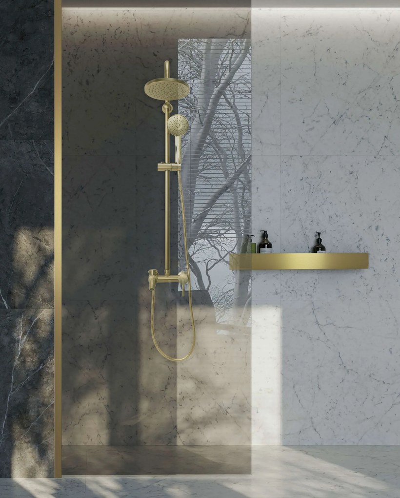 Badkamerplank SF04 60cm gold brush