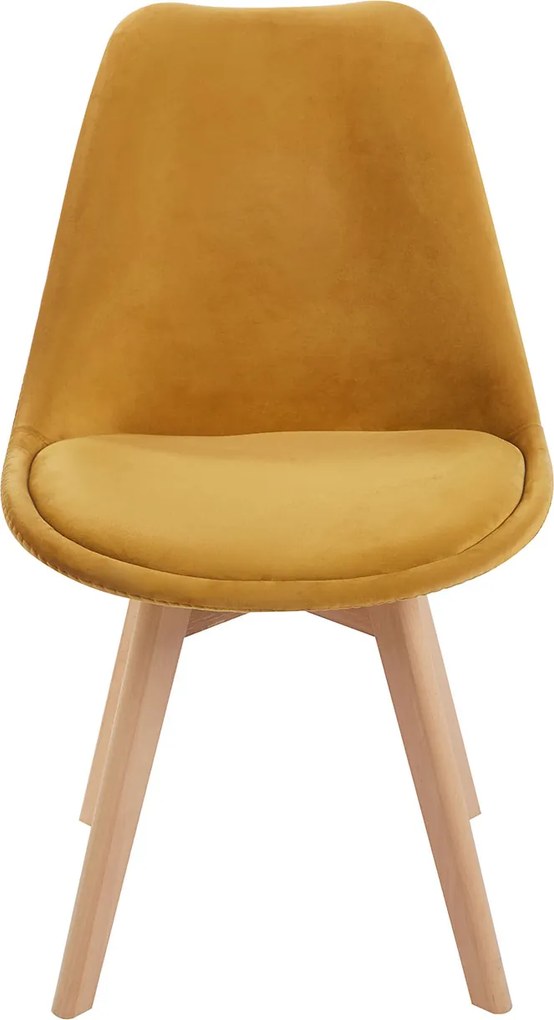 Set 4 Synk Fluwelen Stoelen