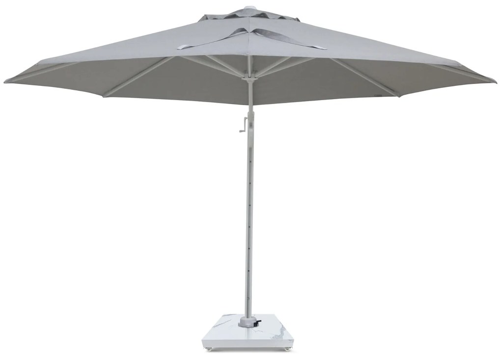 Zweefparasol  3.5m S2 Excellent (excl. voet) Transparant Camello Luna