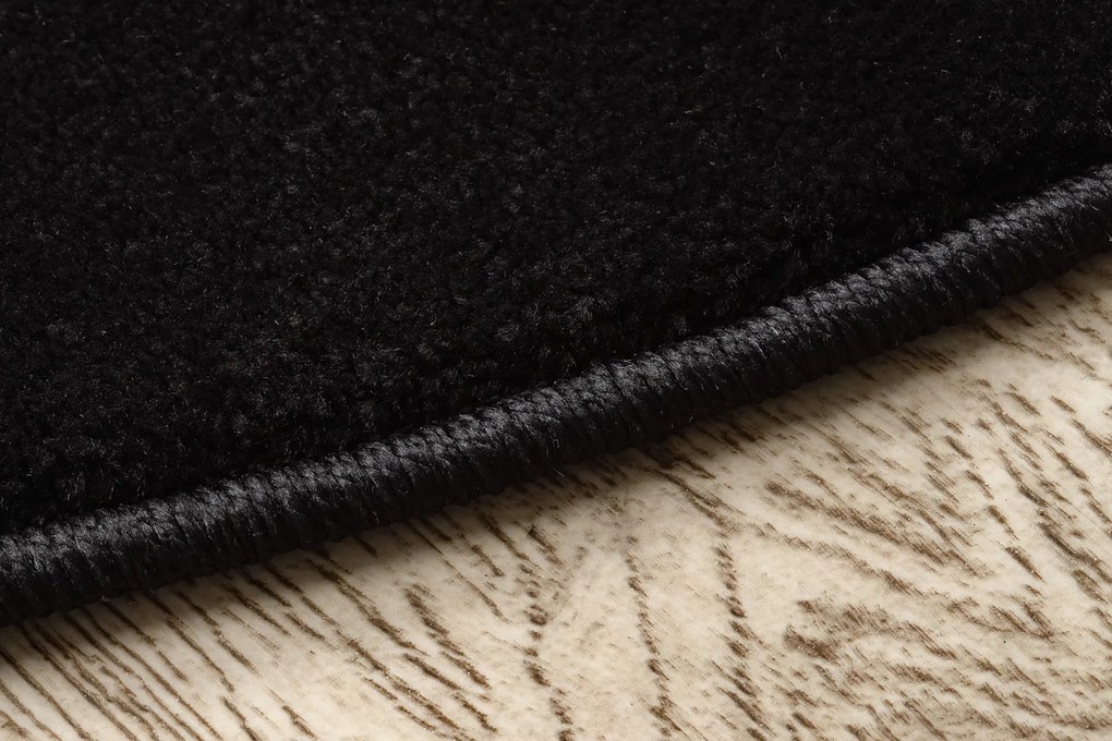 Tapijt HAMPTON Border rond kader zwart