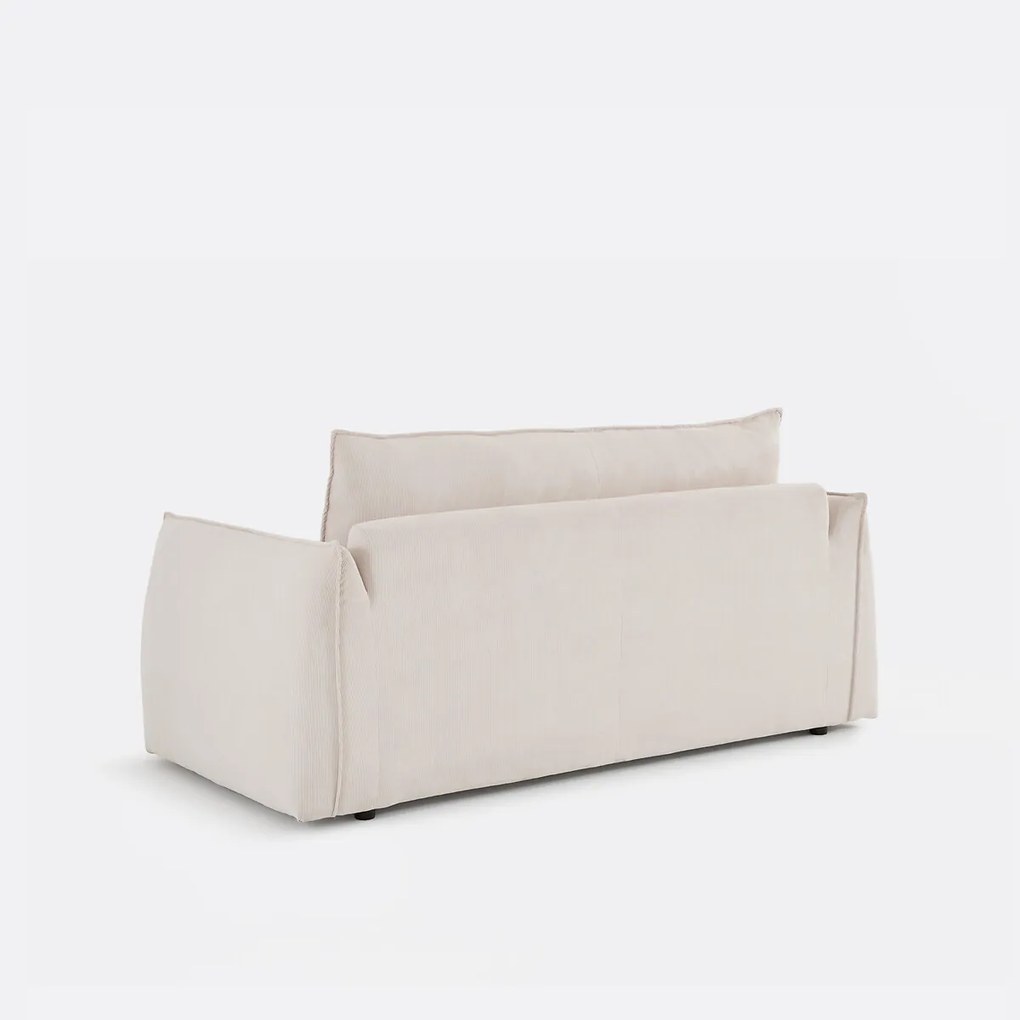 2-zits slaapbank van fijn ribfluweel, TIKI