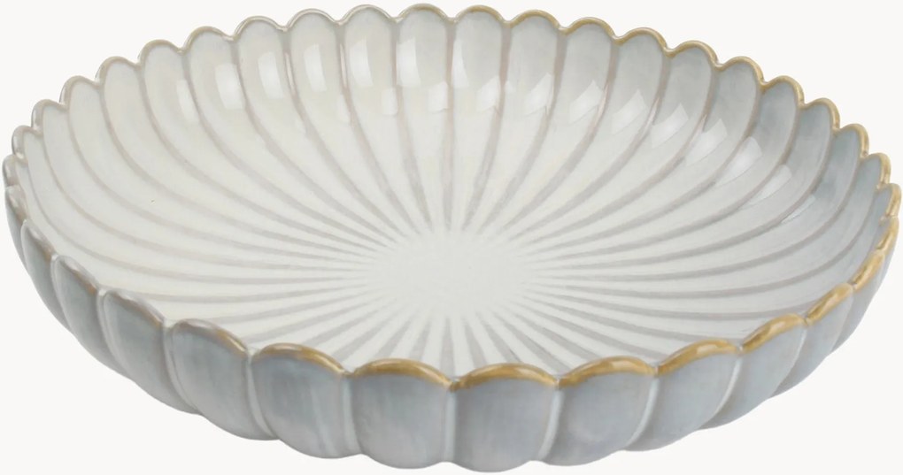 Porseleinen pastaborden Lotus, 4-delig