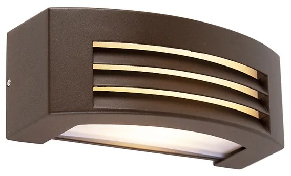Moderne wandlamp roestbruin IP44 - Hurricane 1