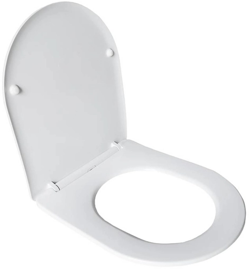 Saqu Please toiletbril met softclose en quickrelease 36x42,5x5cm wit