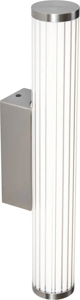 Retro wandlamp gunmetal 40.4cm incl. LED IP44 - Coco