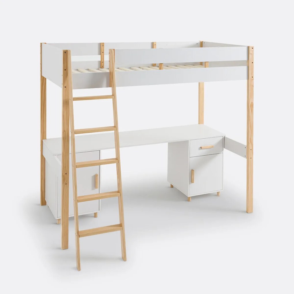 Mezzanine bed met bureau, Stoki