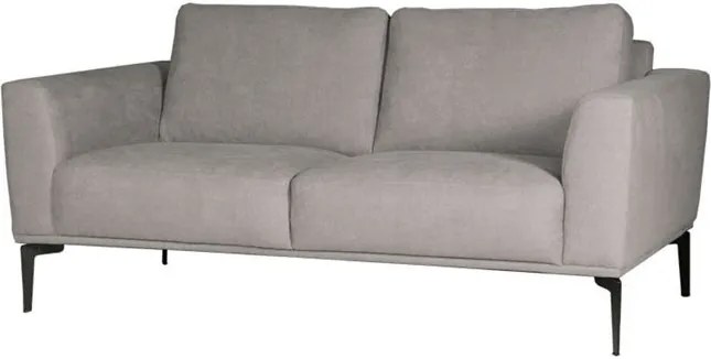 2-zits bank Tulp | stof Sorro lichtgrijs 90 | 1,75 mtr breed