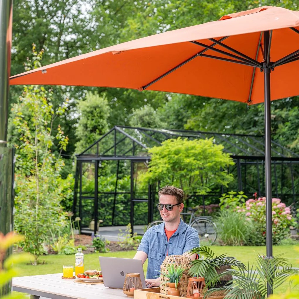 Garden Impressions Lotus parasol 250x250 cm - koper