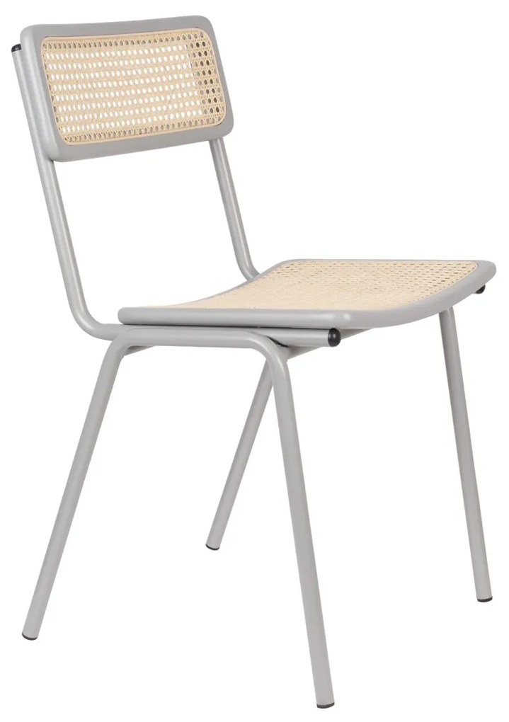 Zuiver Jort Webbing Eetkamerstoel Retro Grijs