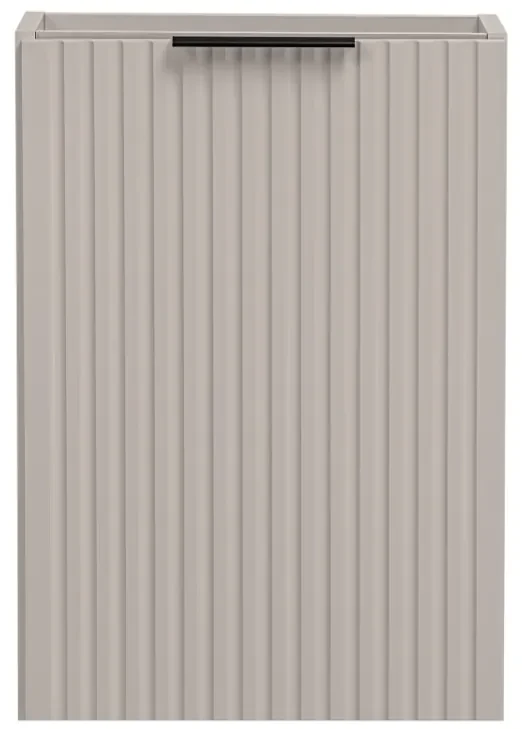 Comad Adele Cashmere toiletmeubel met ribbelfront 40x22cm taupe
