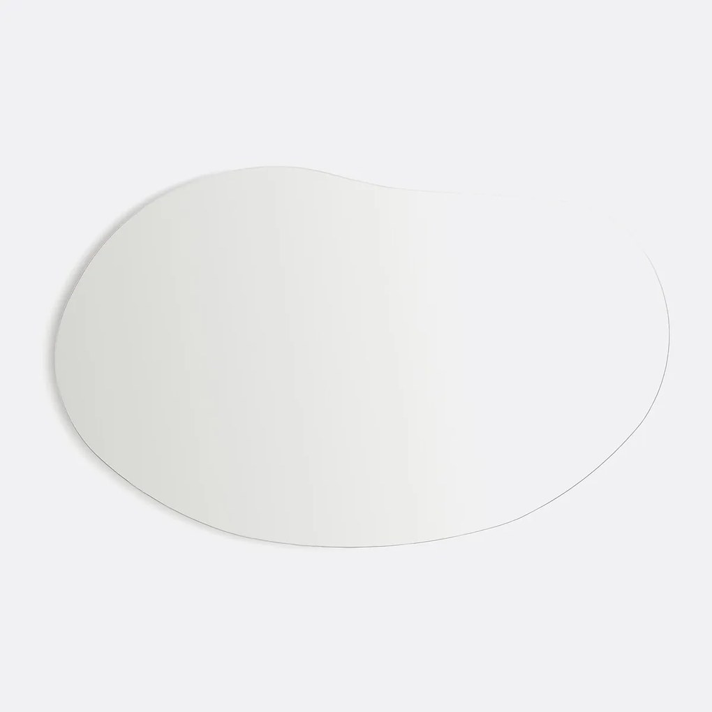 Spiegel, organisch vorm, H100 cm, Biface