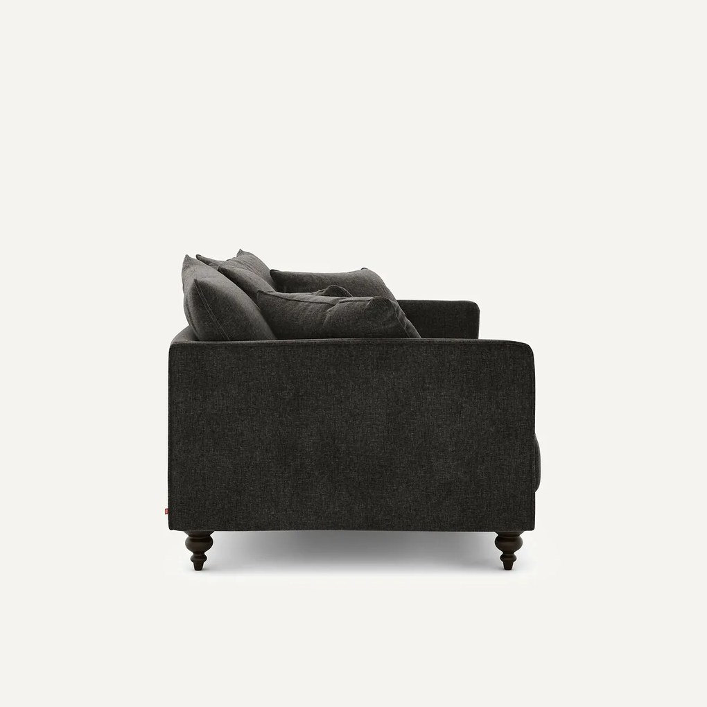 Compacte fluwelen chenille bank, Lazare