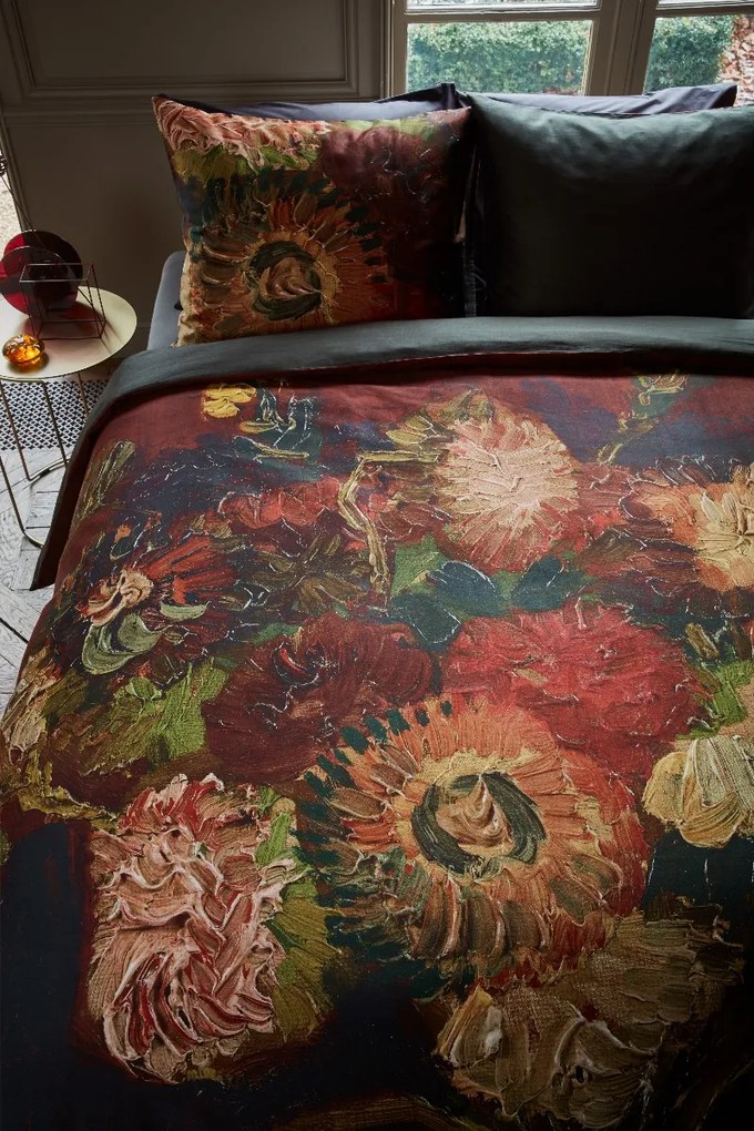 Van Gogh Gladioli Dekbedovertrek Dark Red – Bij Swiss Sense