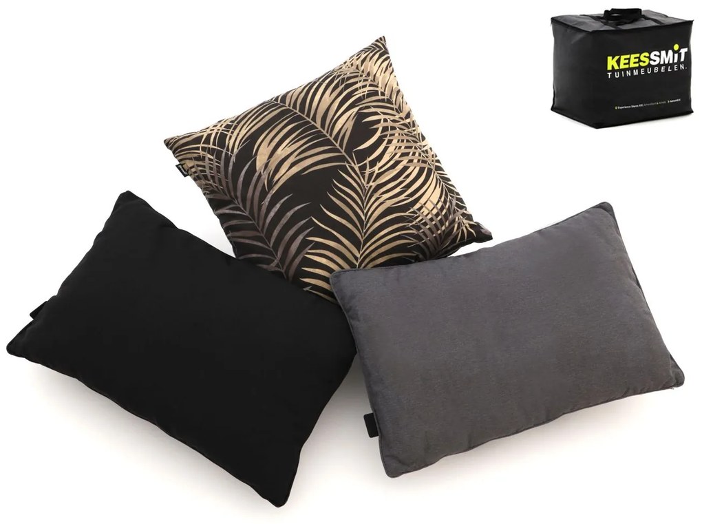 Sierkussen set Pure Living Zwart