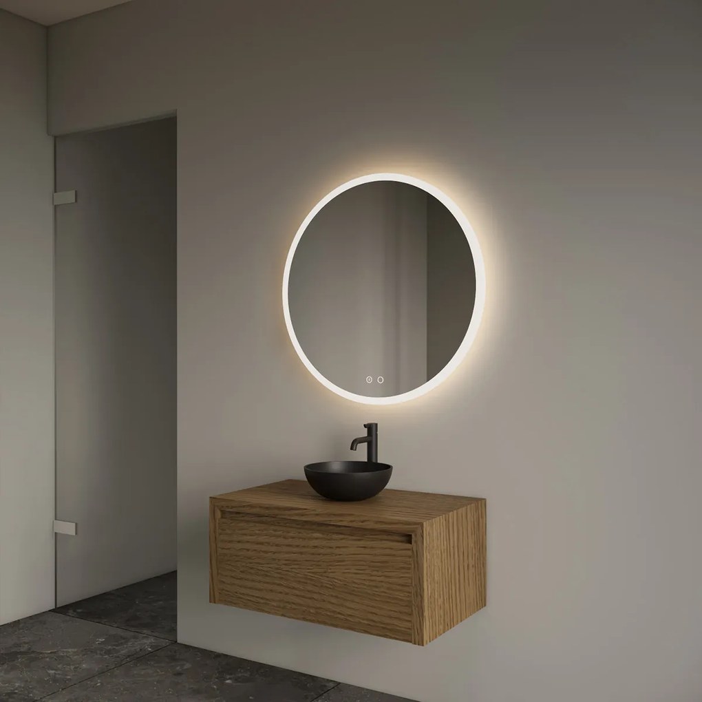 Gliss Design Ares badmeubel 60cm castle brown zonder waskom