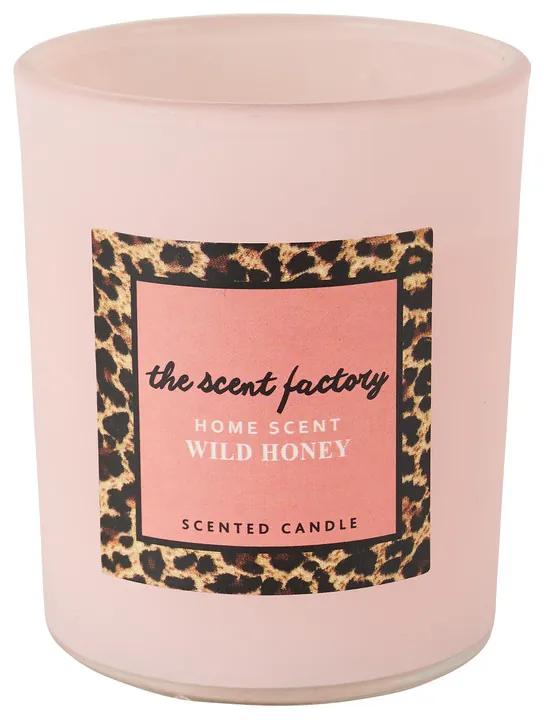 Home scent kaars in glas - Wild Honey - ⌀6x7.5 cm
