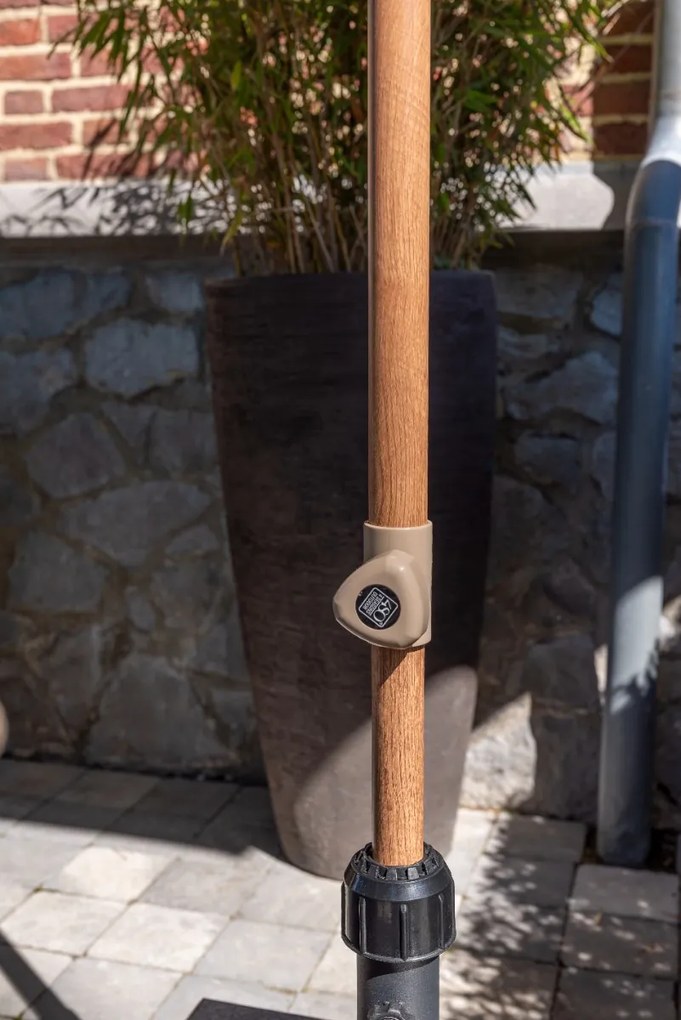 4-Seasons Outdoor Azzurro stokparasol 200x300 cm - Woodlook/Sand