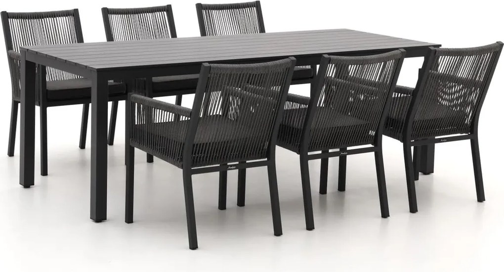 Diningset Manifesto  | 6 personen | Tuinset aluminium | 7-delig | Kees Smit Tuinmeubelen