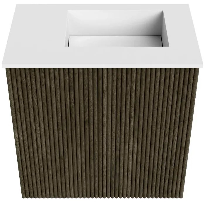 Mondiaz Joya 40cm toiletmeubel shadow met wastafel faye rechts zonder kraangat talc