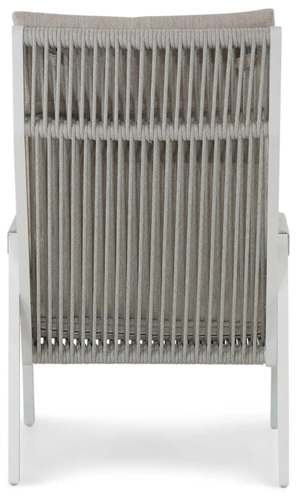 Tuinstoel Aluminium Wit Coco Valentino