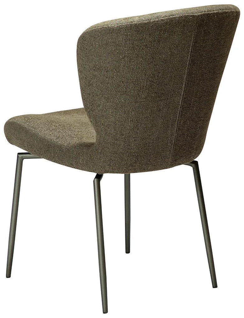 Dan-Form Glory Luxe Eetkamerstoel Olijfgroen Boucle