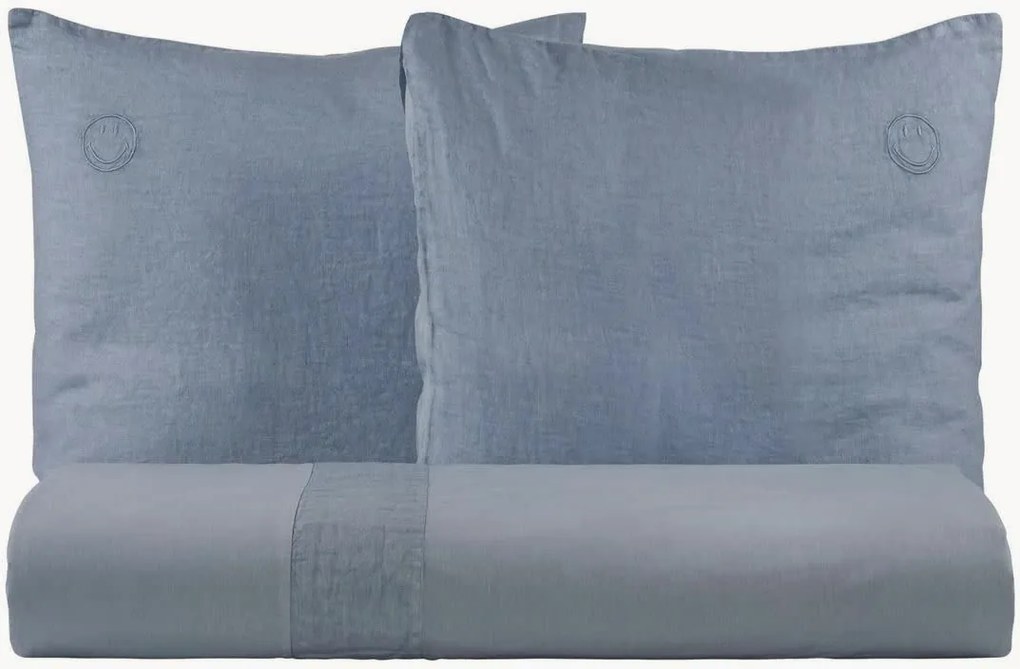 Katoenen beddengoedset Smiley Face