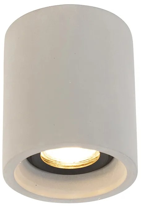 Smart ronde plafondspot beton incl. Wifi GU10 - Deep