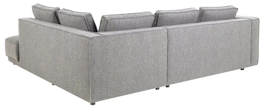 Hoekbank Grijs Boucle Hoek Rechts