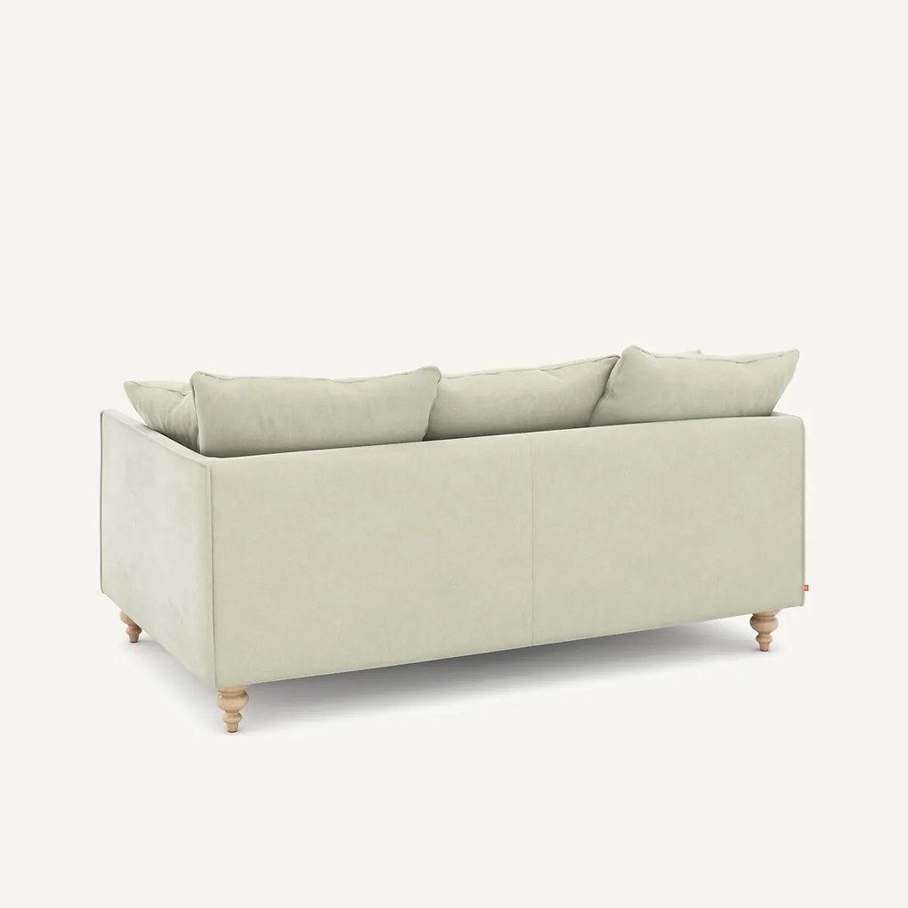 3-zits stonewashed fluwelen bank, Lazare