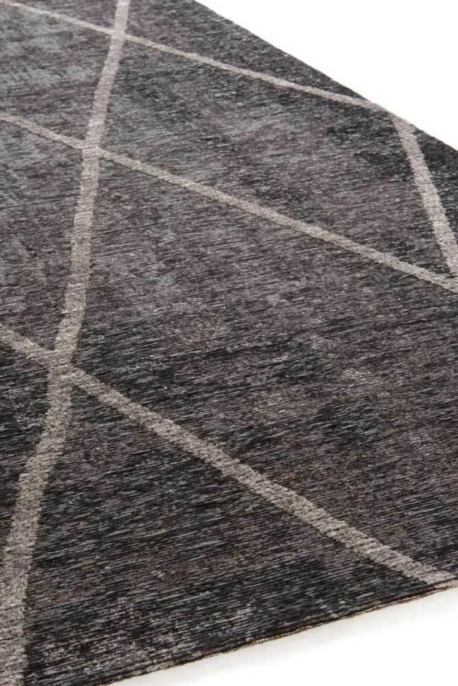 Brinker Carpets - Brinker Feel Good Carpets Cross Anthracite - 200 x 300 - Vloerkleed