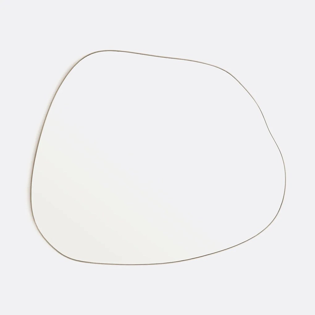Organische vorm spiegel, lengte 88,9 cm, hoogte 74,6 cm, ORNICA