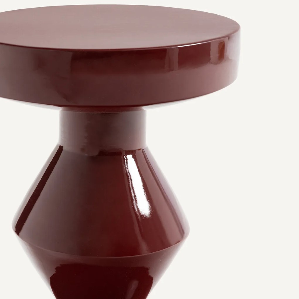 Bijzettafel van gelakt ijzermetaal Brion