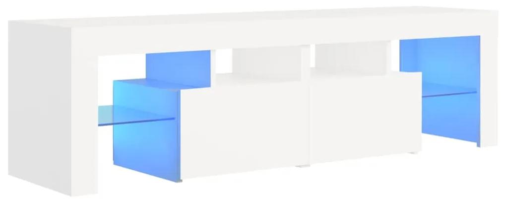 vidaXL Tv-meubel met LED-verlichting 140x36,5x40 cm wit