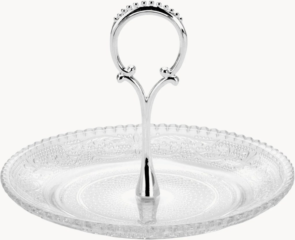 Zilver geëmailleerde etagère Marceau