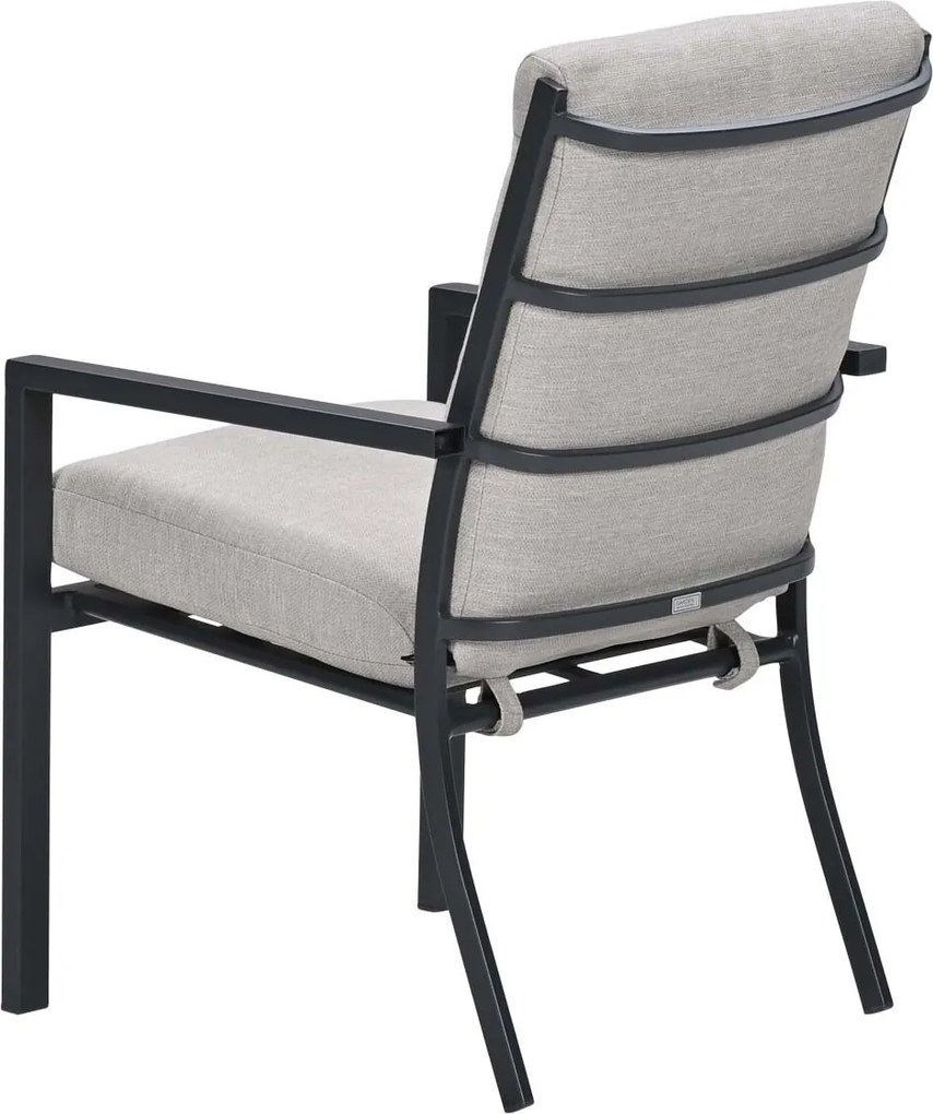 Garden Impressions Senja tuinset 5-delig sandstone - Tulli tuintafel 180x115 cm - light teak vironwood