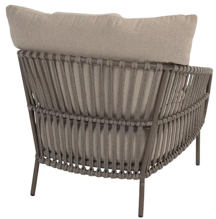 4 Seasons Outdoor Capalbio loungestoel terre SALE Loungestoel   bruin weerbestendig