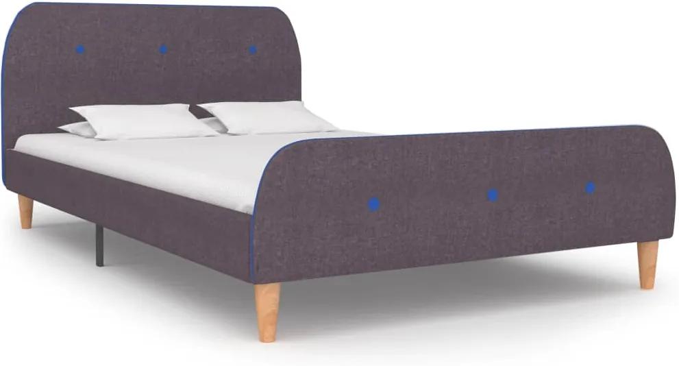 Bedframe stof taupe 120x200 cm