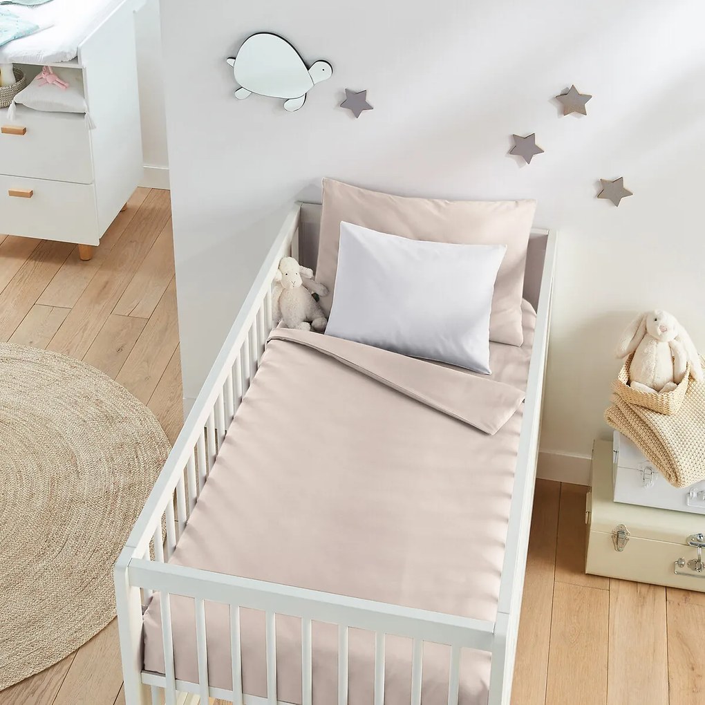 Hoeslaken babybed, effen katoen, Scenario