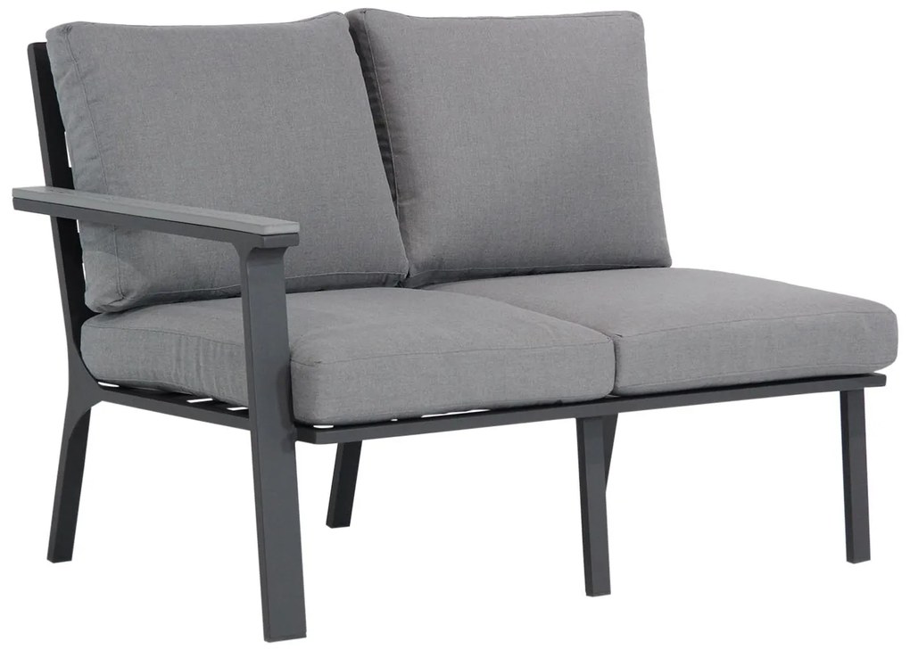 Hoek loungeset  Aluminium Grijs 5 personen Lifestyle Garden Furniture Palazzo