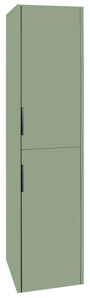 Differnz Bolo hoge kast 160x35x35cm groen