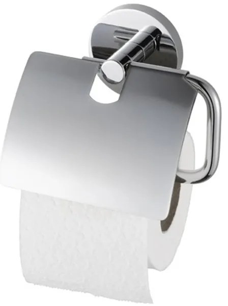 Haceka Pro2000 Toiletrolhouder met klep chroom 1190860