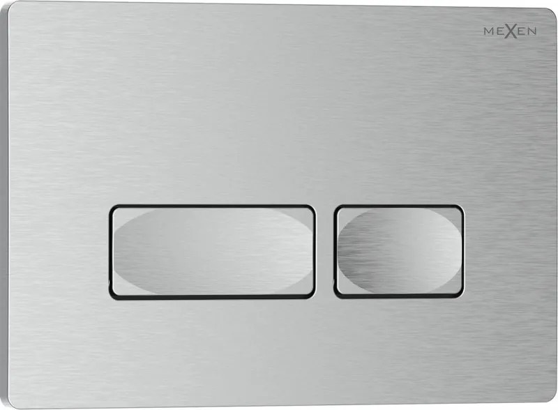 Mexen Tex 04 spoelknop, geborsteld nikkel - 6104-10