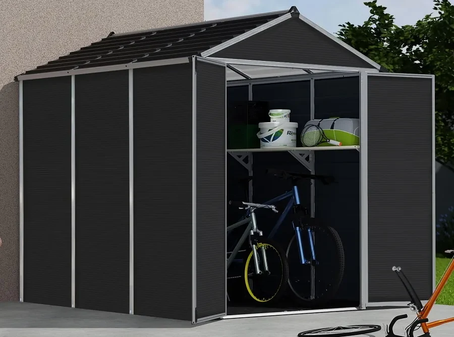 Gereedschapshuis Rubicon 6x8 antraciet Palram - Canopia