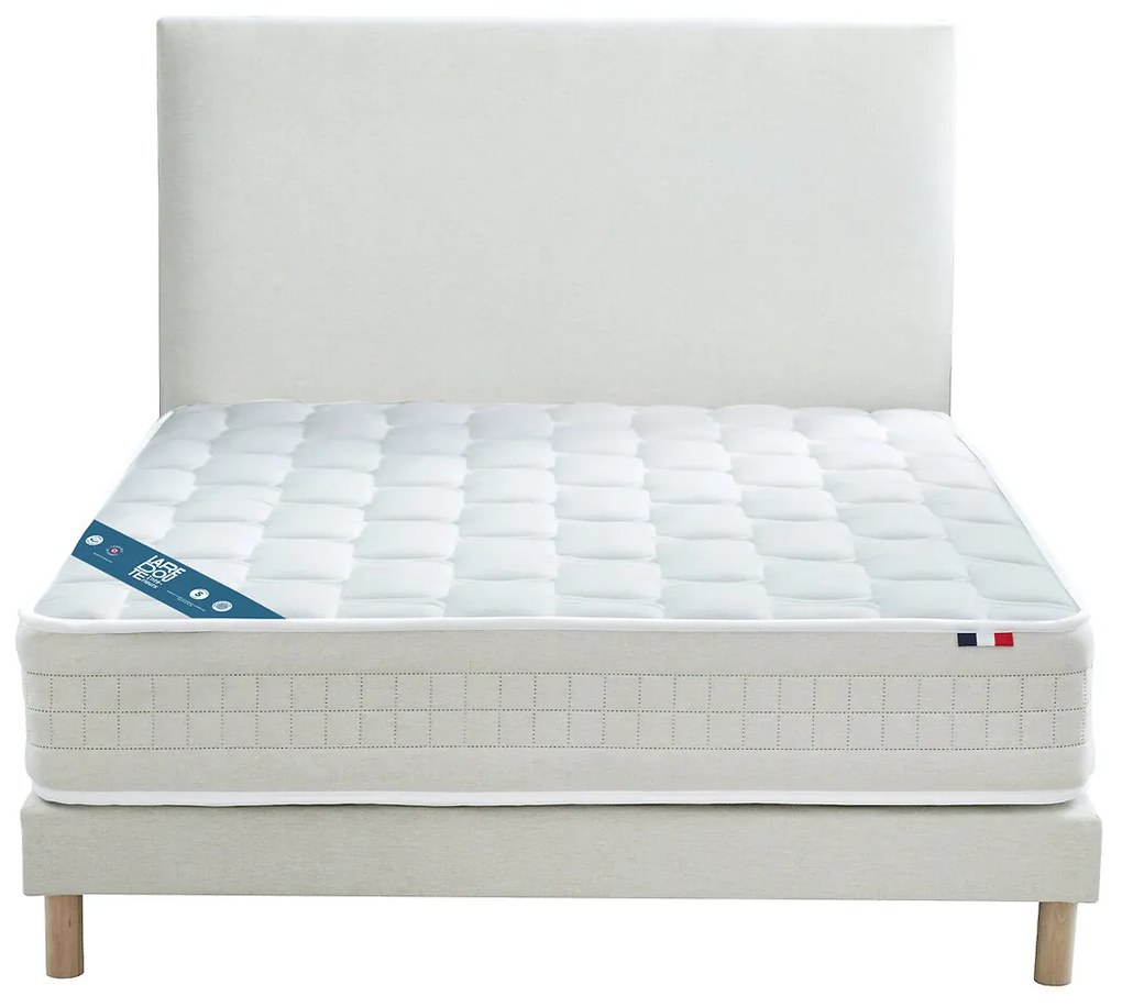 Complete set bed, matras + bedbodem + poten + hoofdbord