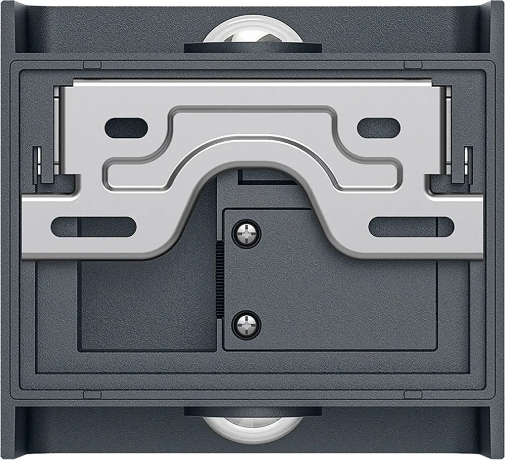 LED Wandlamp Brinton Victo - Antraciet 2W 11x10cm