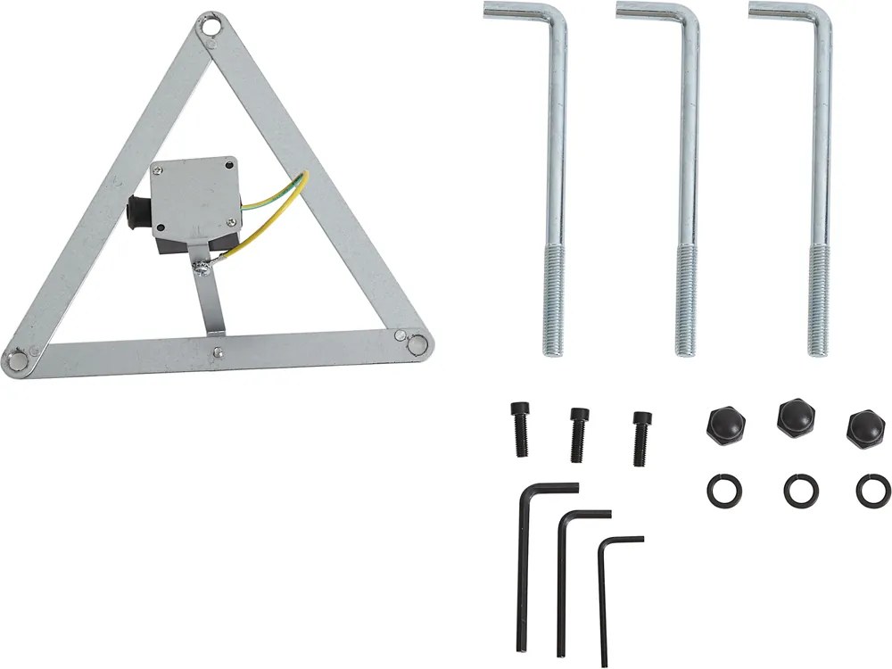 Klassieke buitenlandtaarn zwart met antiek goud 200cm IP44 - Daphne